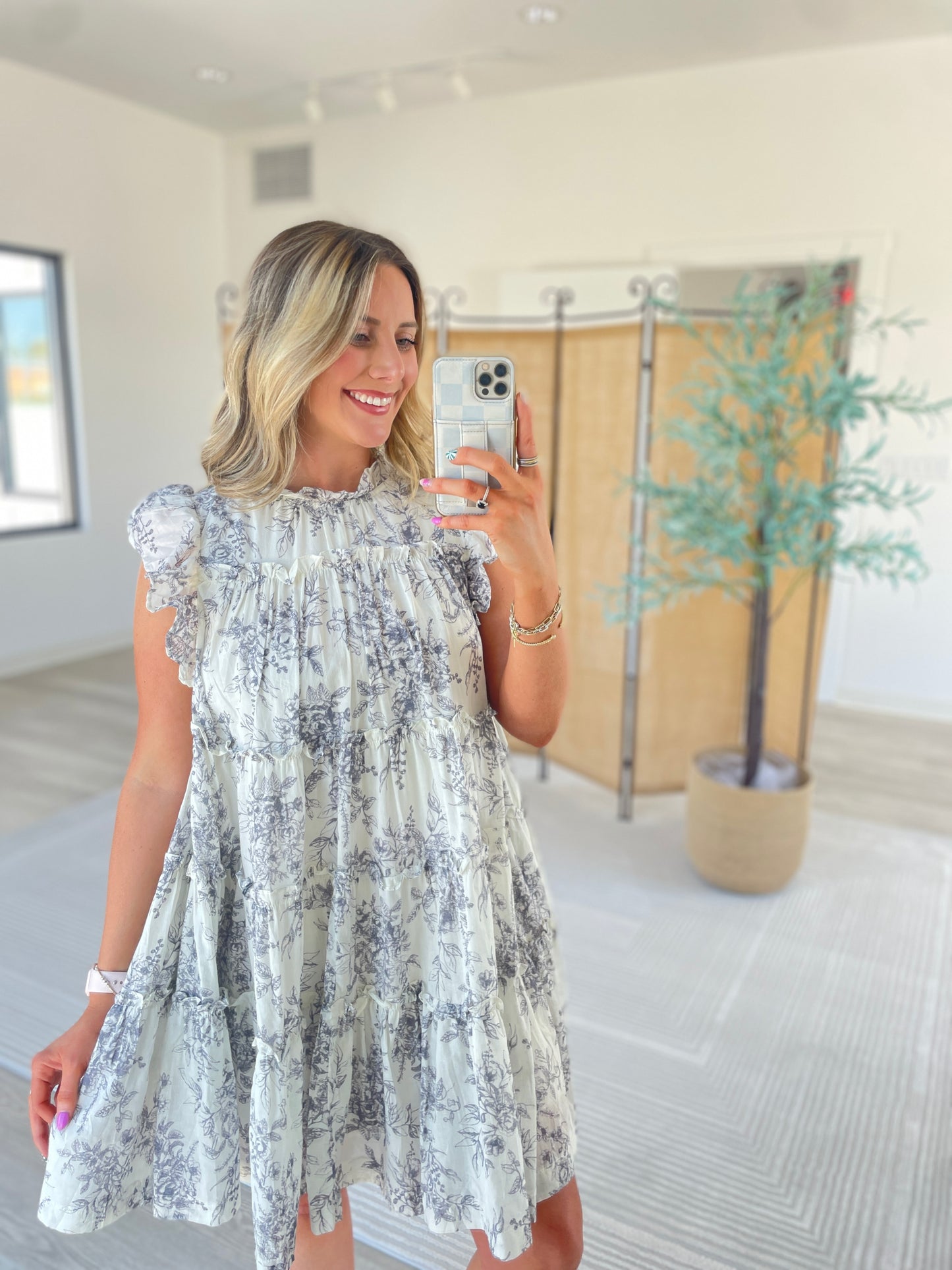 Emmy Printed Dress
