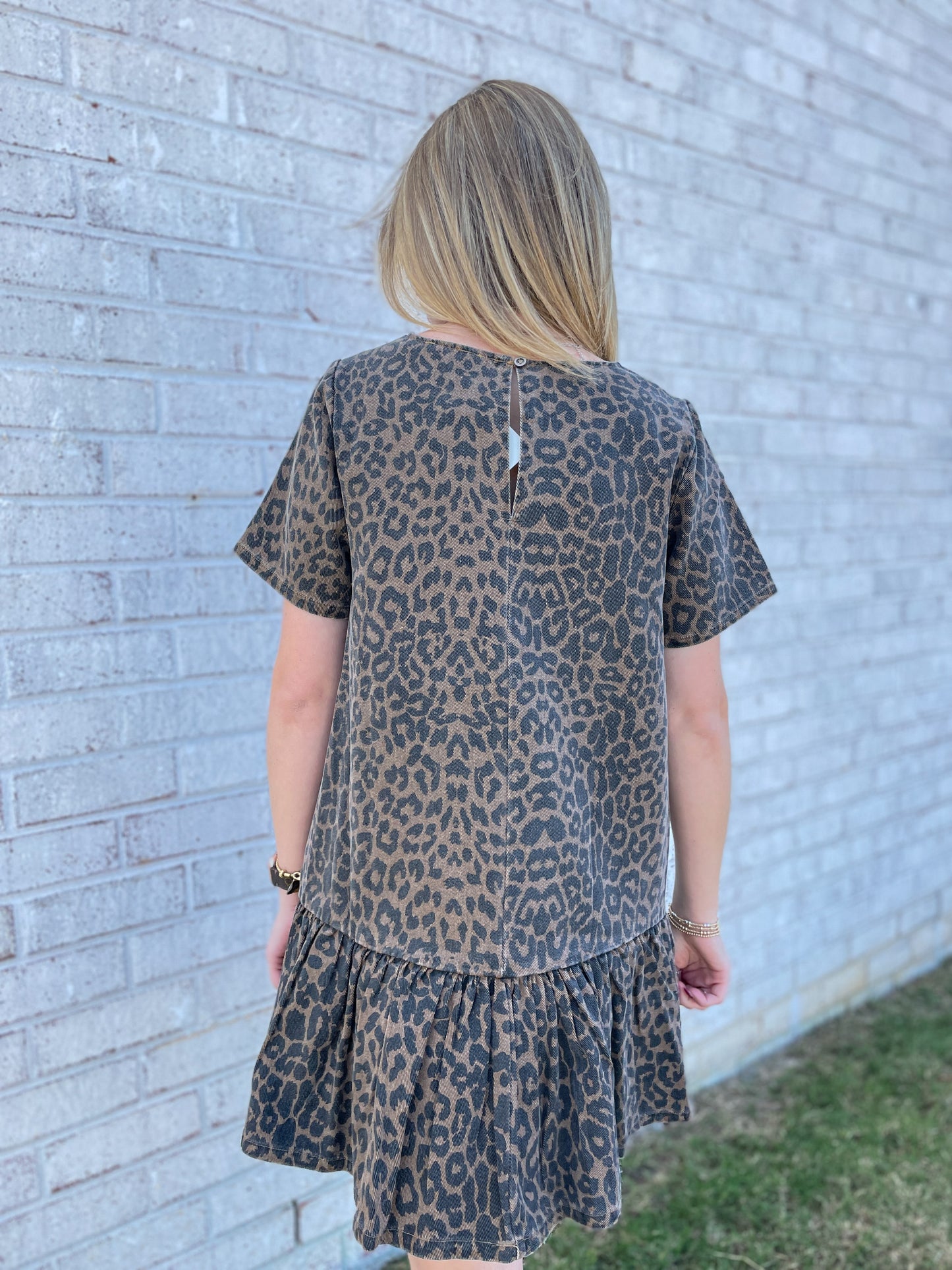 Cameron Leopard Print Dress