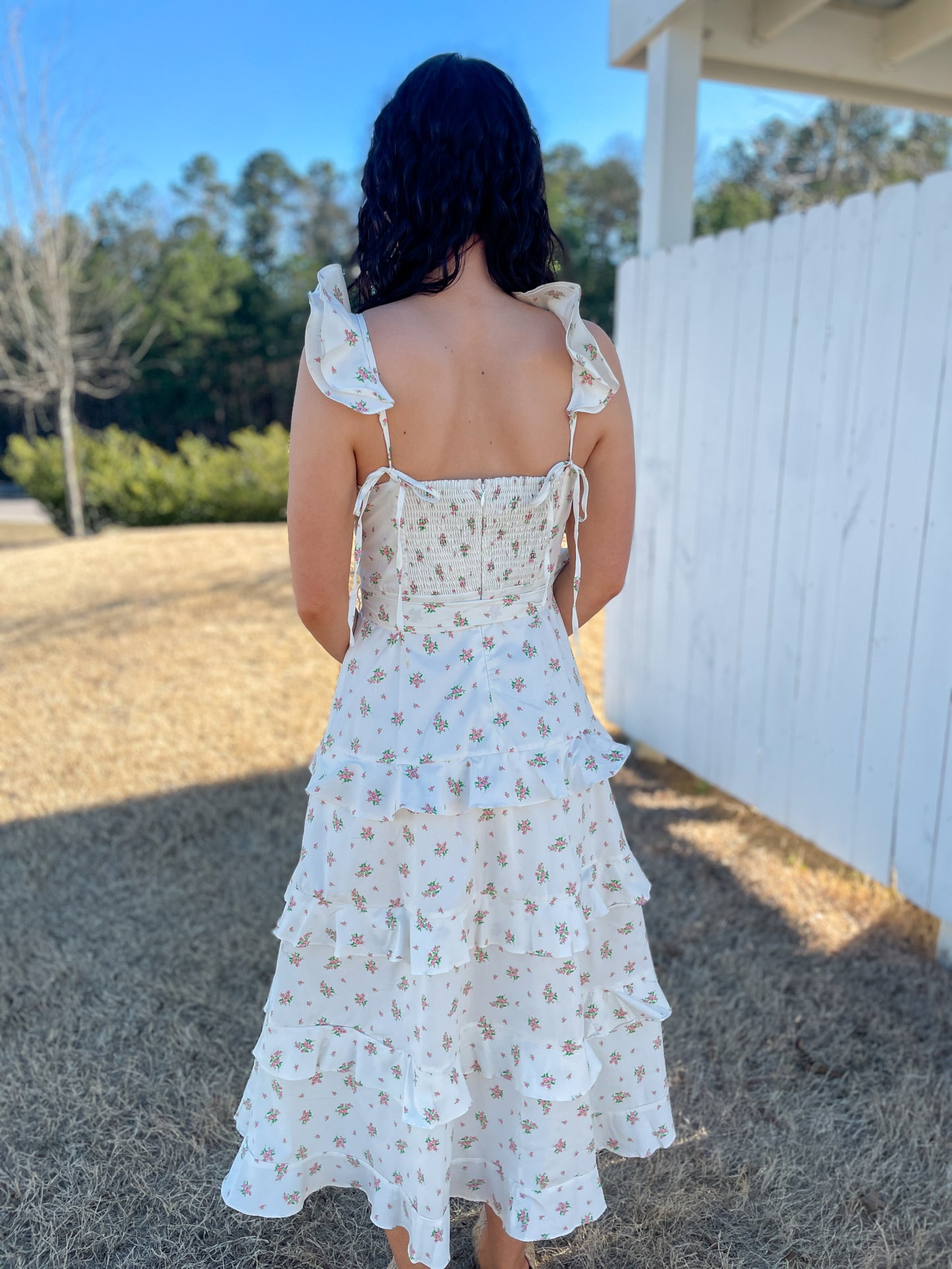 Colette Floral Midi Dress