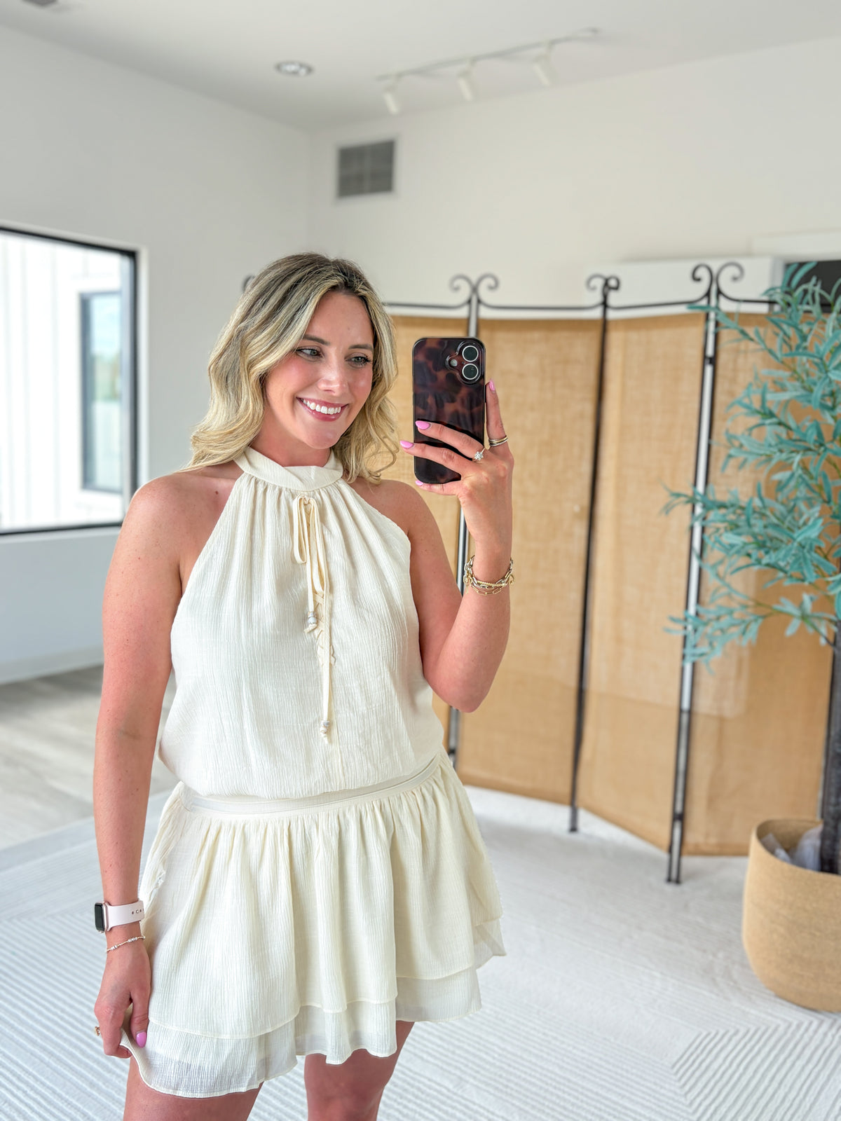Haley Cinched Mini Dress