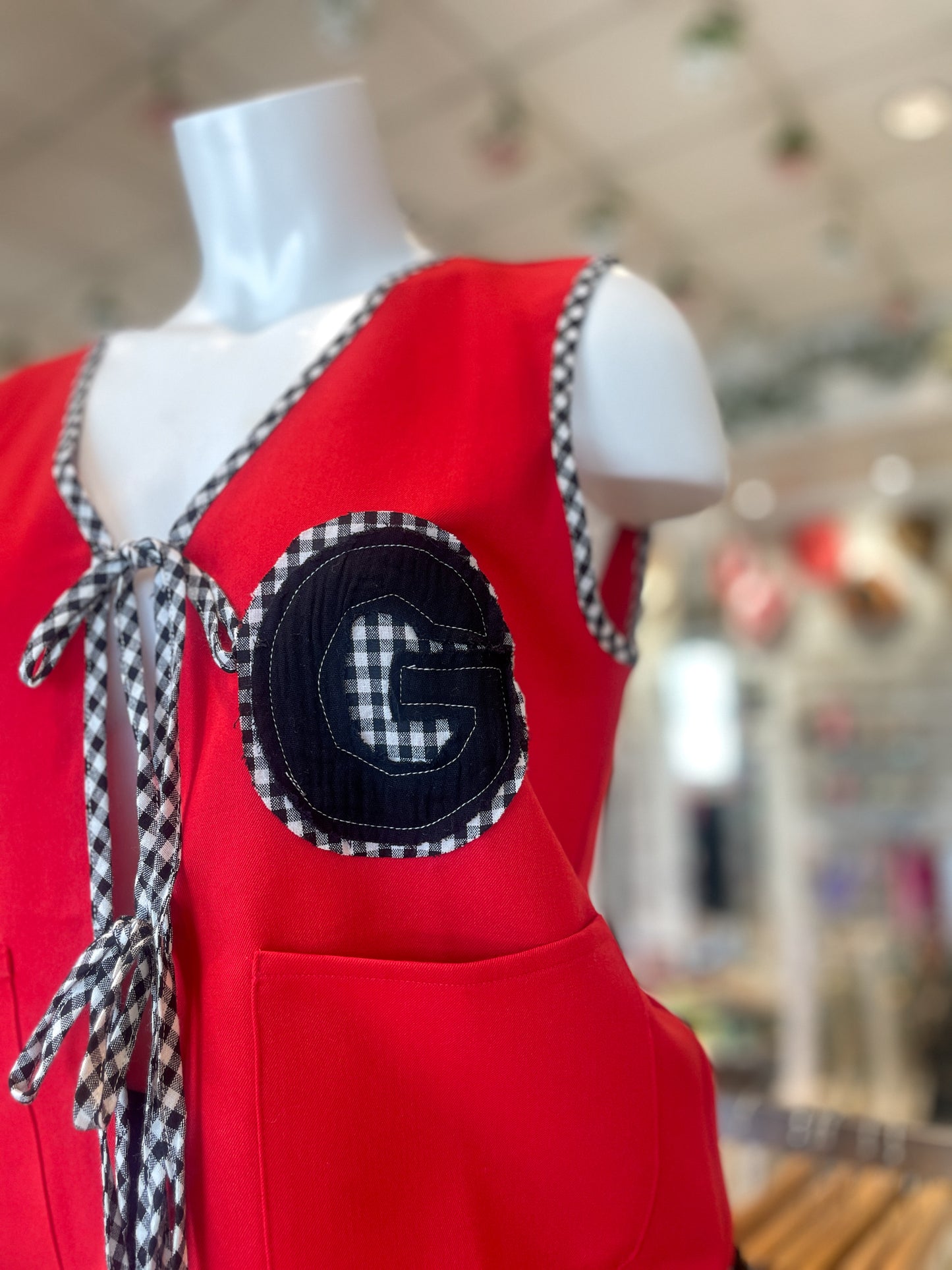 Georgia Game Day Tie Vest