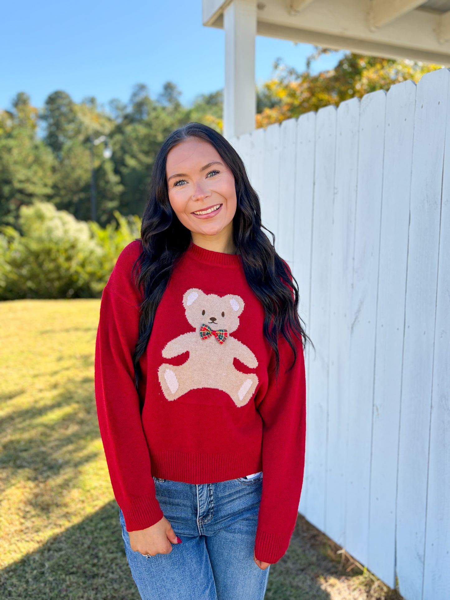 Teddy Bear Sweater Top