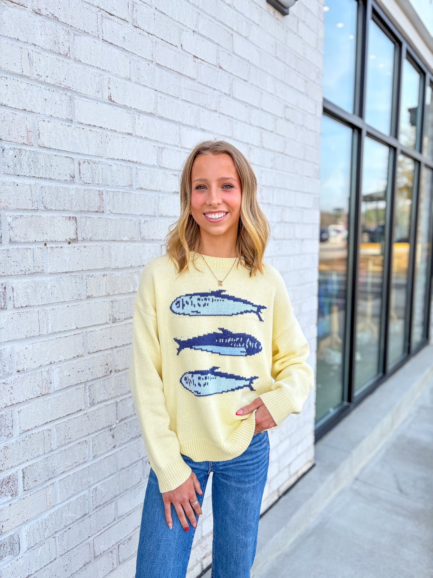 Fish Knit Sweater
