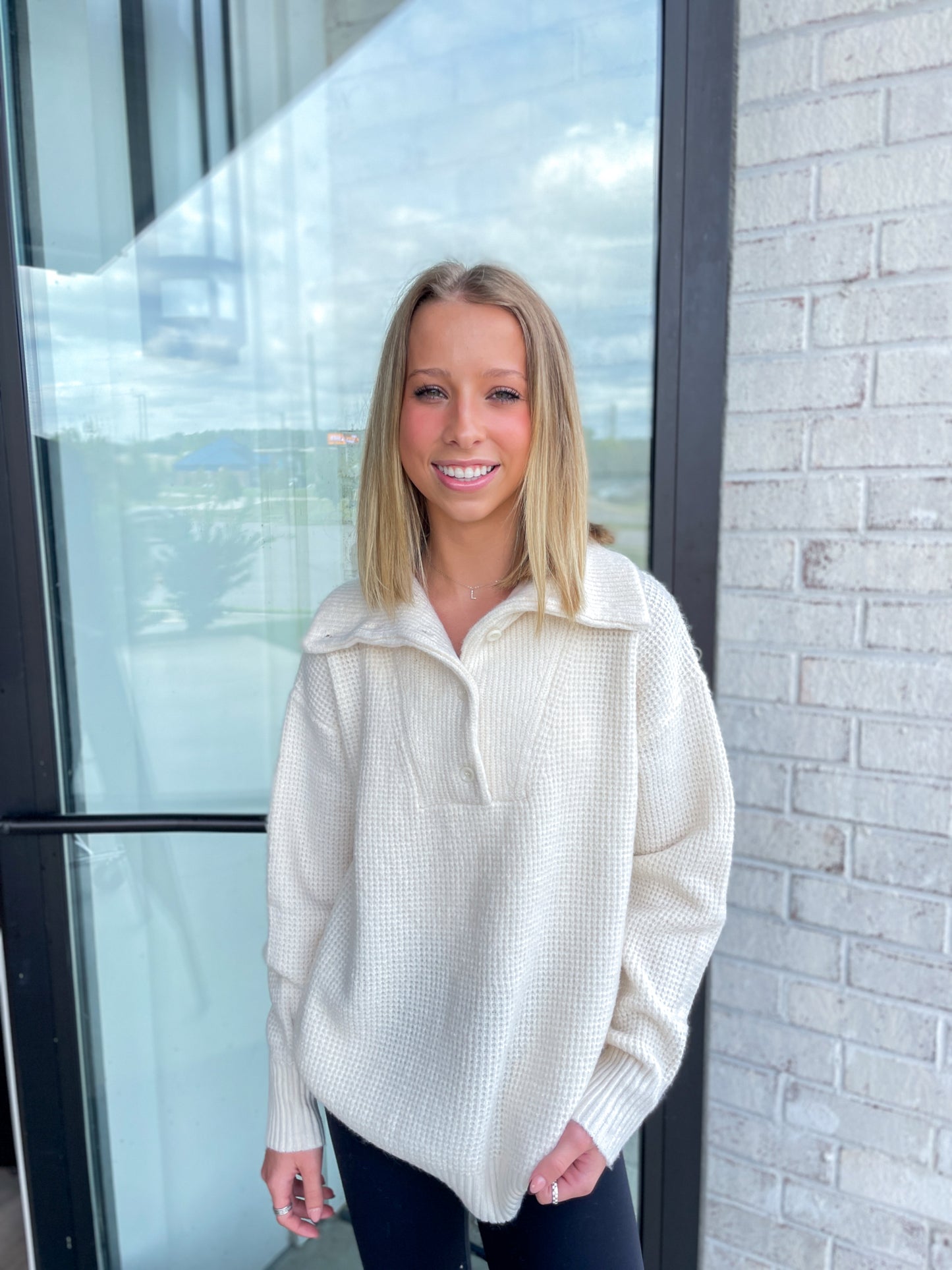 April Knit Pull Over