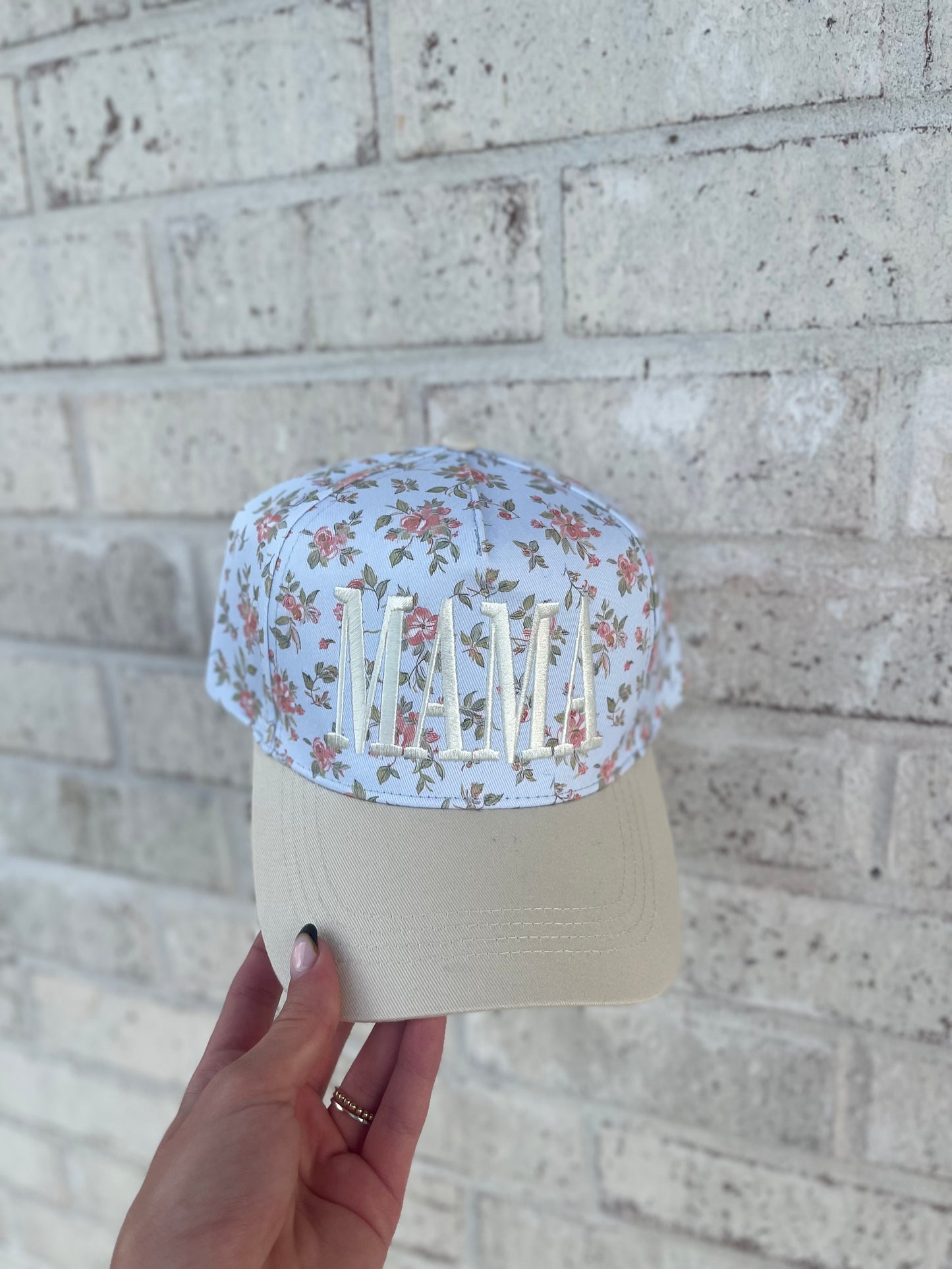 Mama Floral Trucker Hat