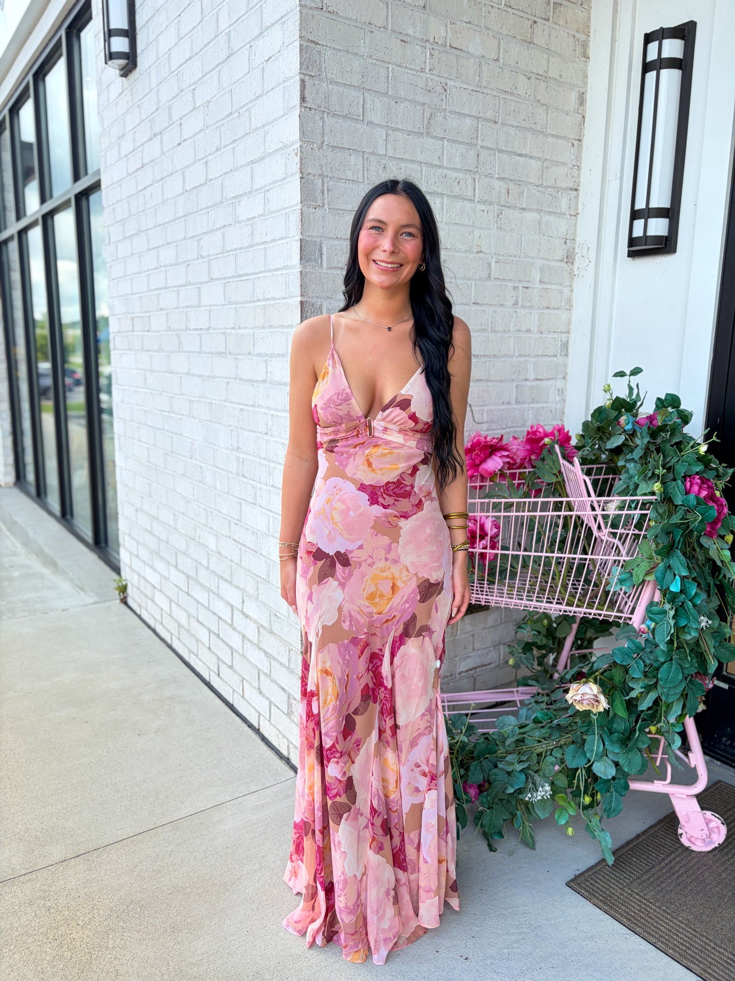 Cillian Patterned Maxi Dress