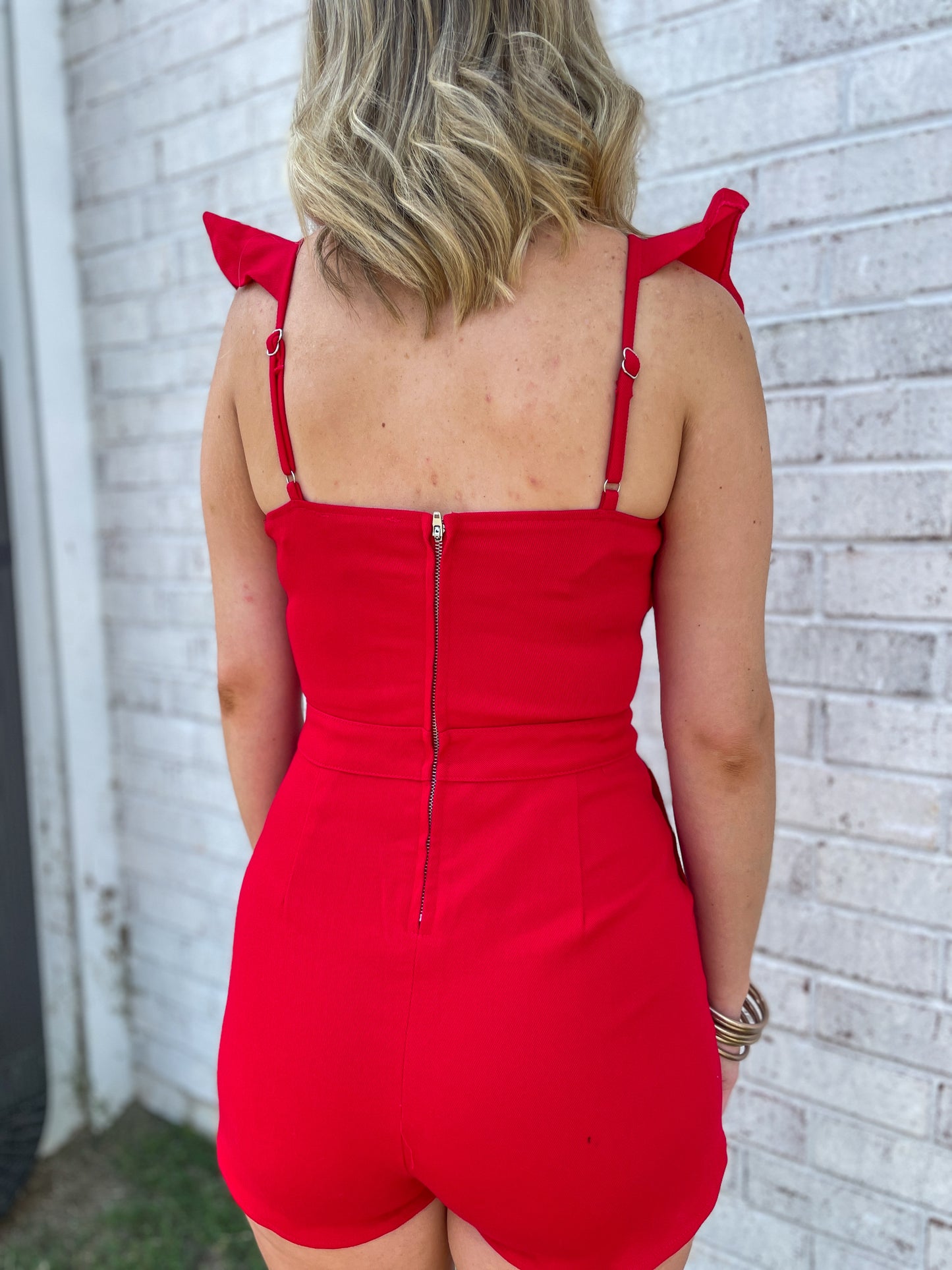 Brittany Denim Romper