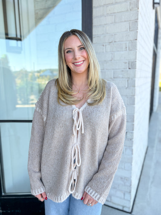 Celeste Bow Tie Cardigan