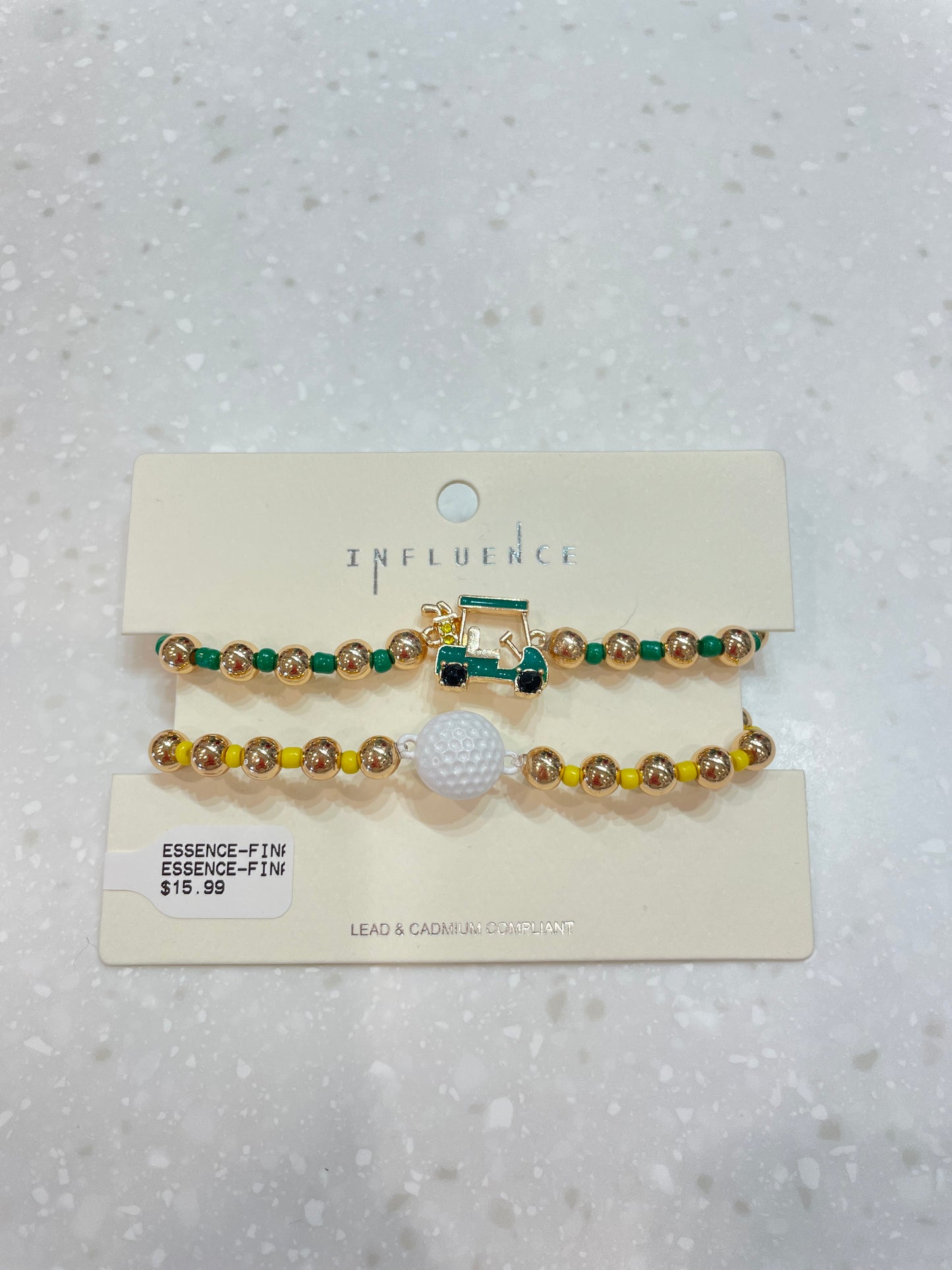 Golf Cart Bracelet Set