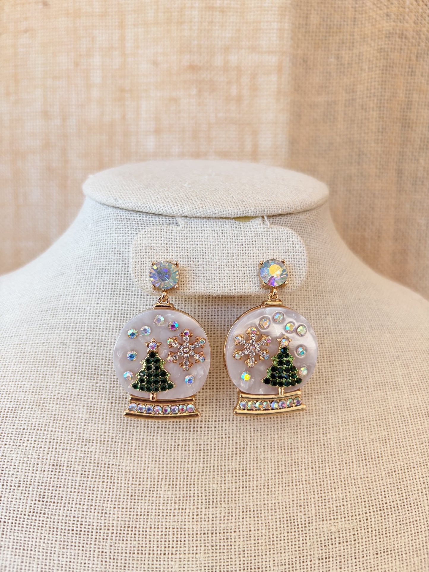 Snow Globe Earrings