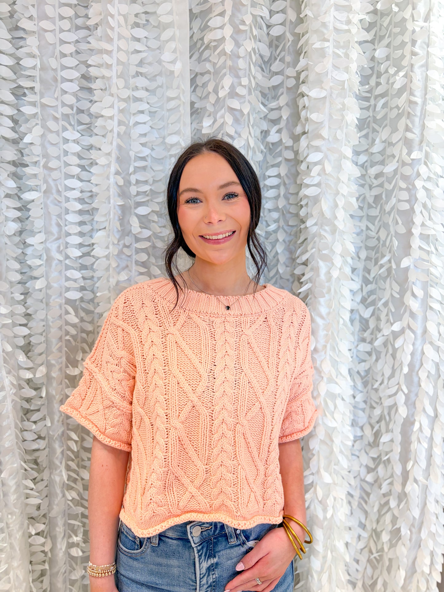 Chunky Knit Sweater Top