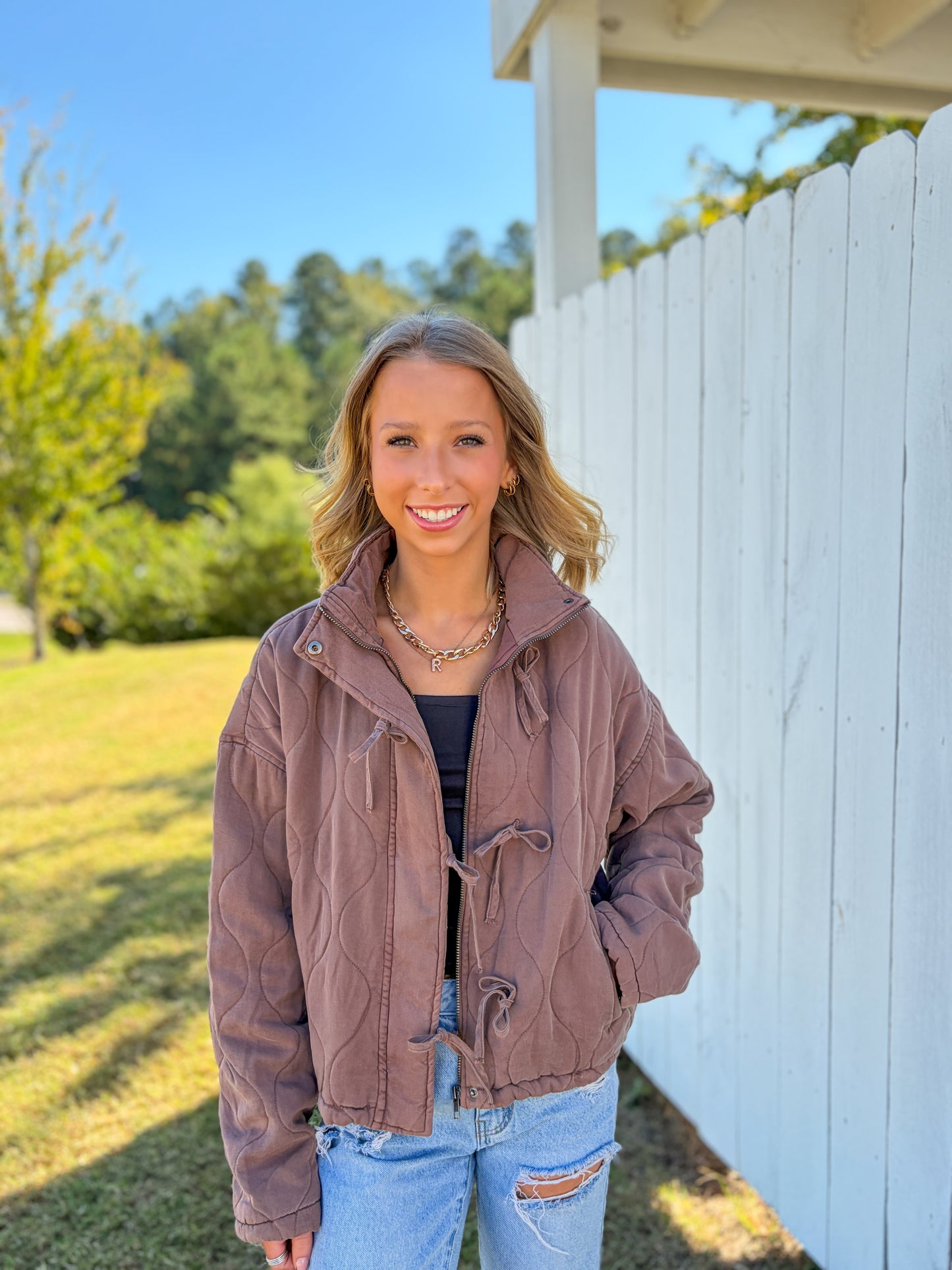 Westen Tie Front Jacket