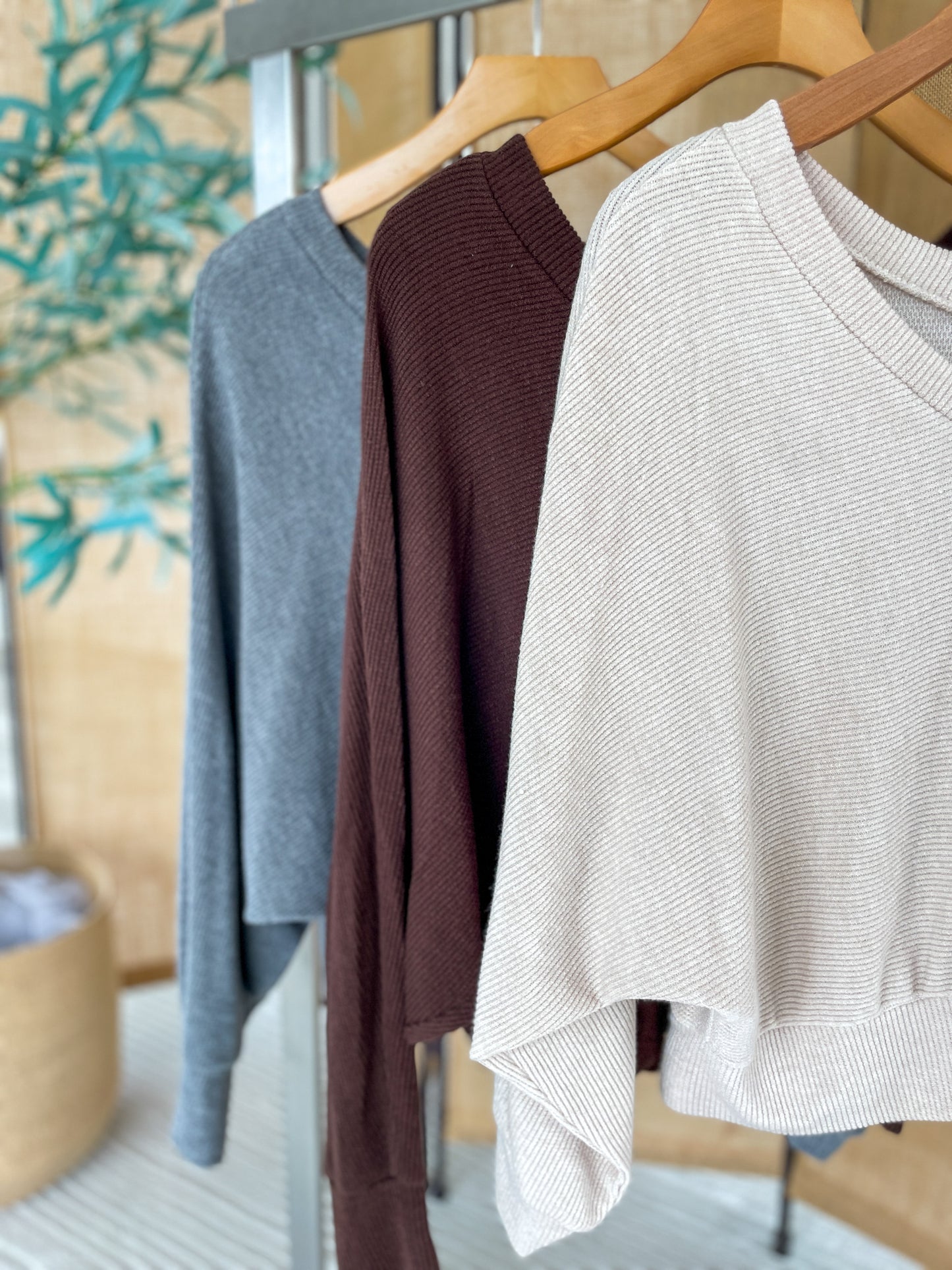 V-Neck Everyday Long Sleeve Top