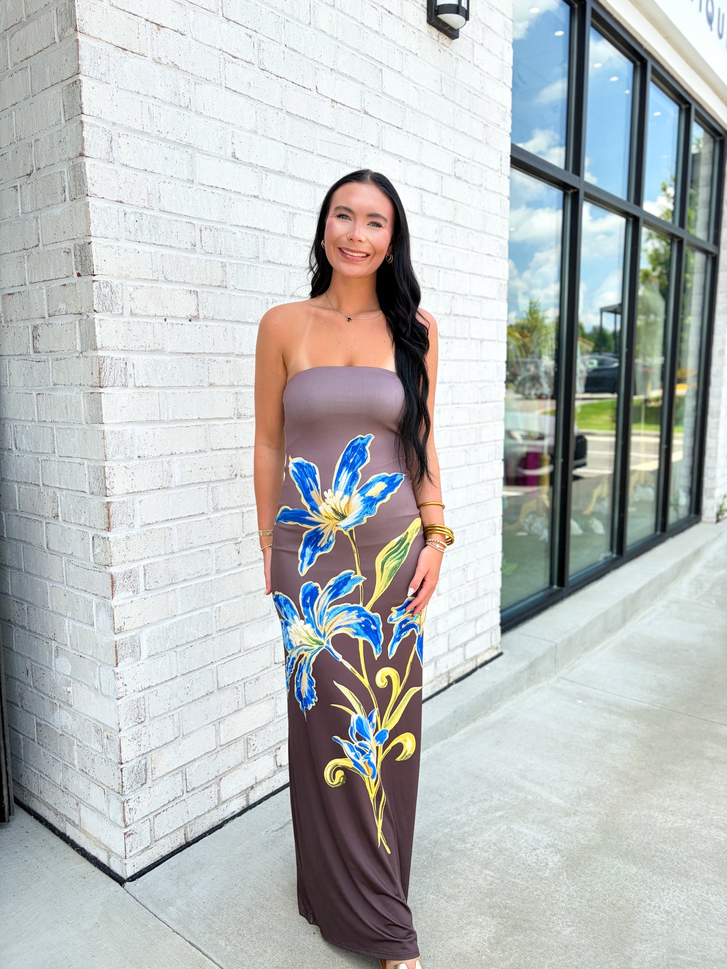 Amelia Floral Maxi Dress