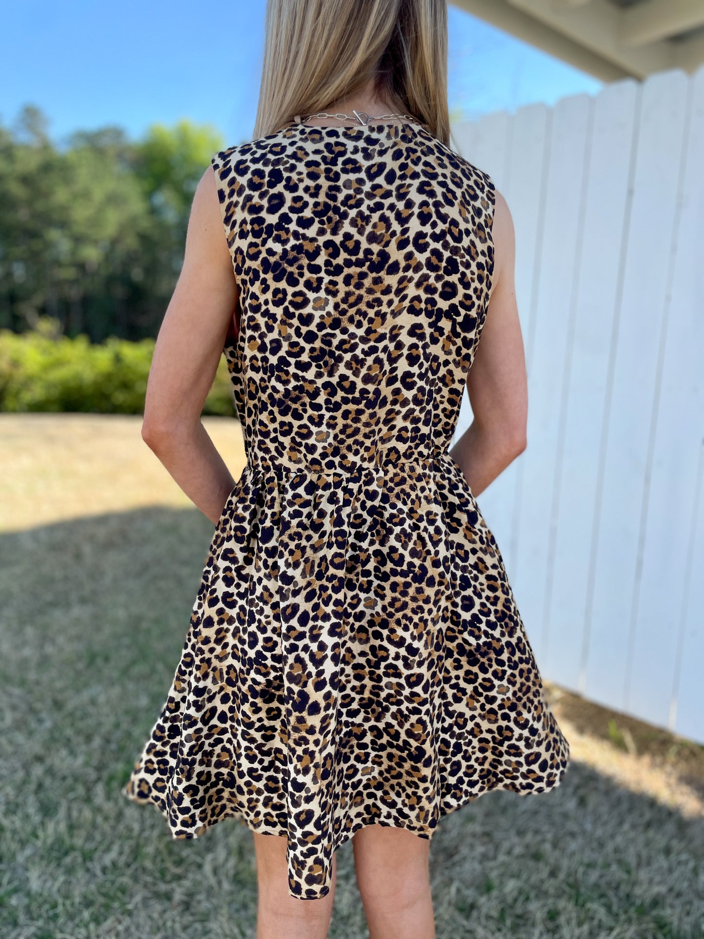 Lanie Leopard Mini Dress