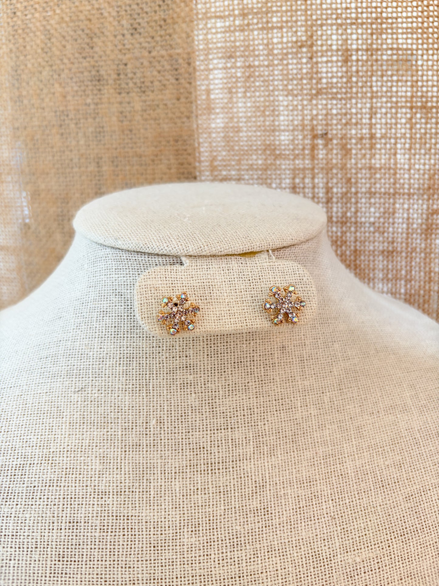 Snowflake Stud Earrings