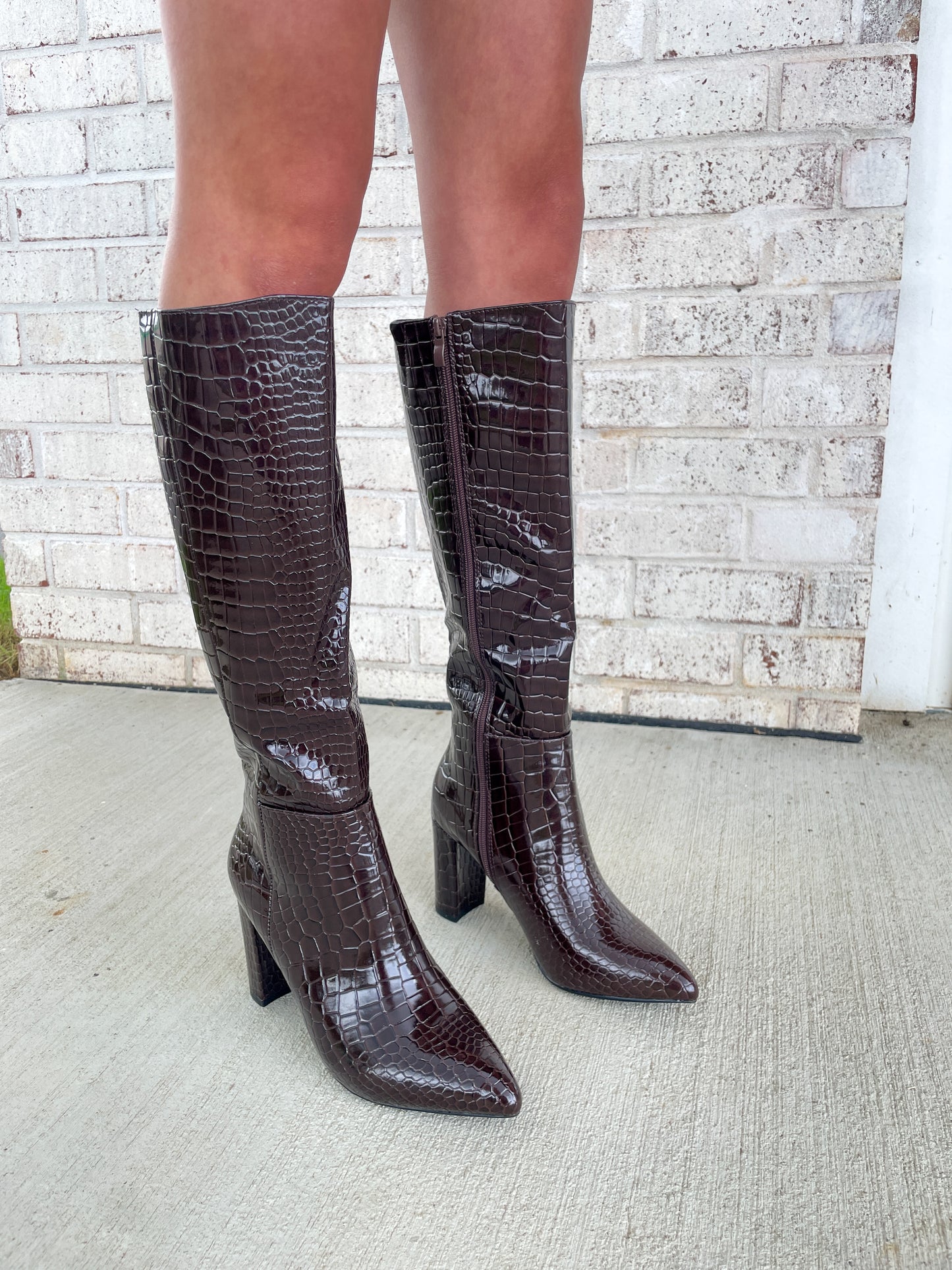 Martha Croc High Boot