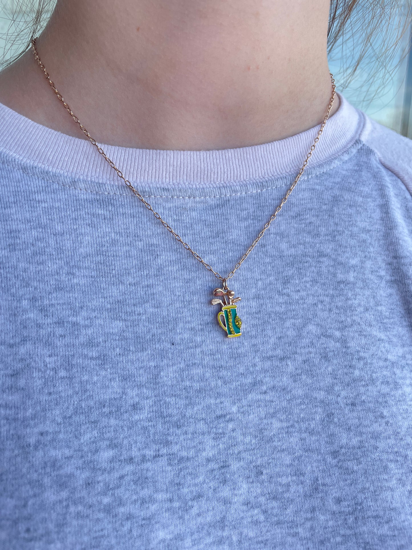 Golf Bag Necklace