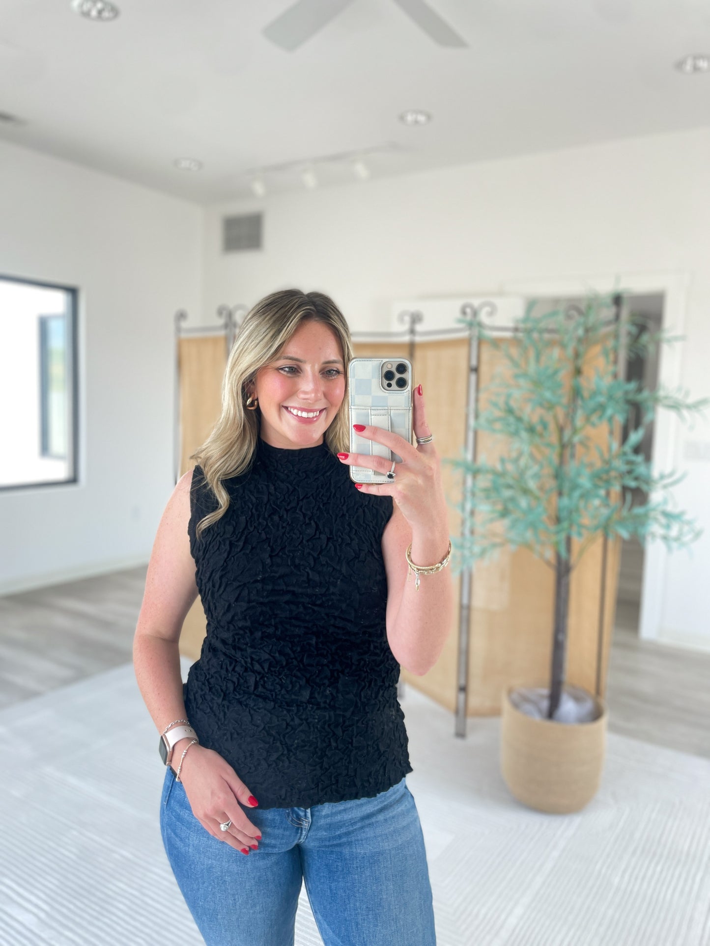 Textured Tank Top