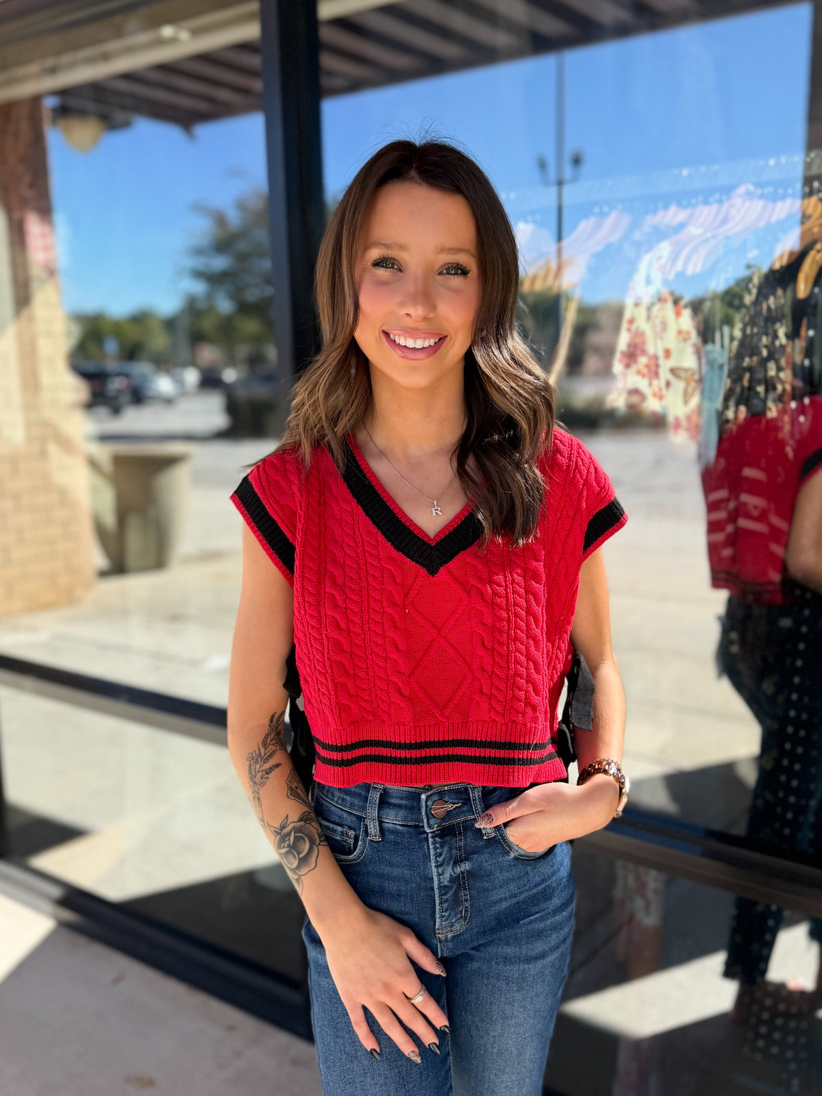 Side Tie Cropped Top