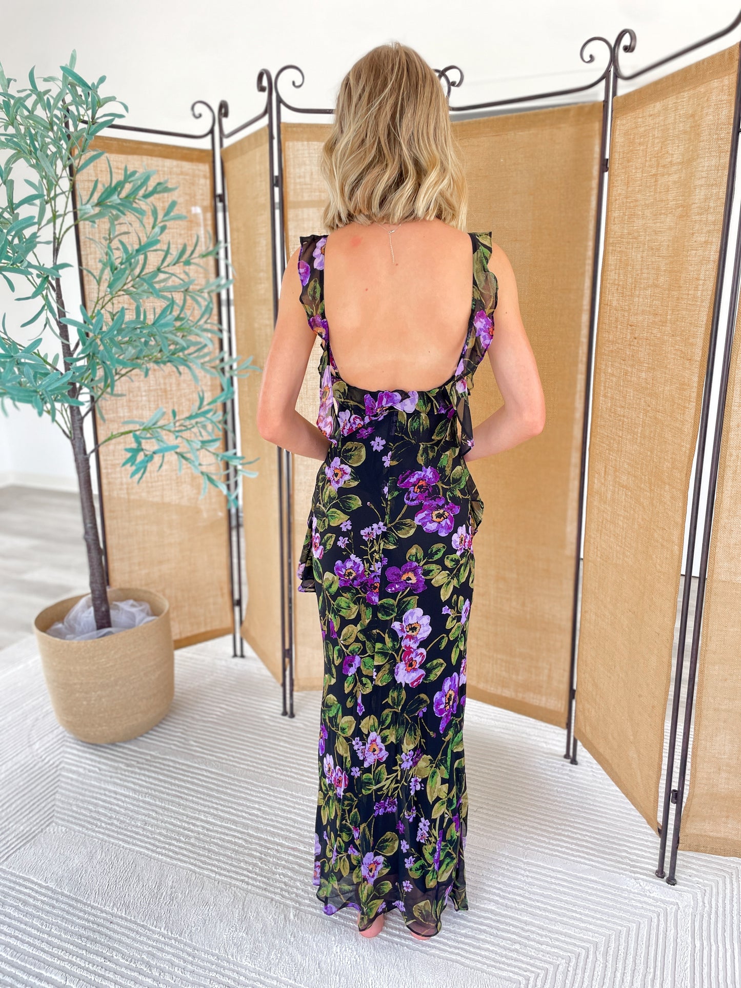 Warren Sheer Maxi Dress