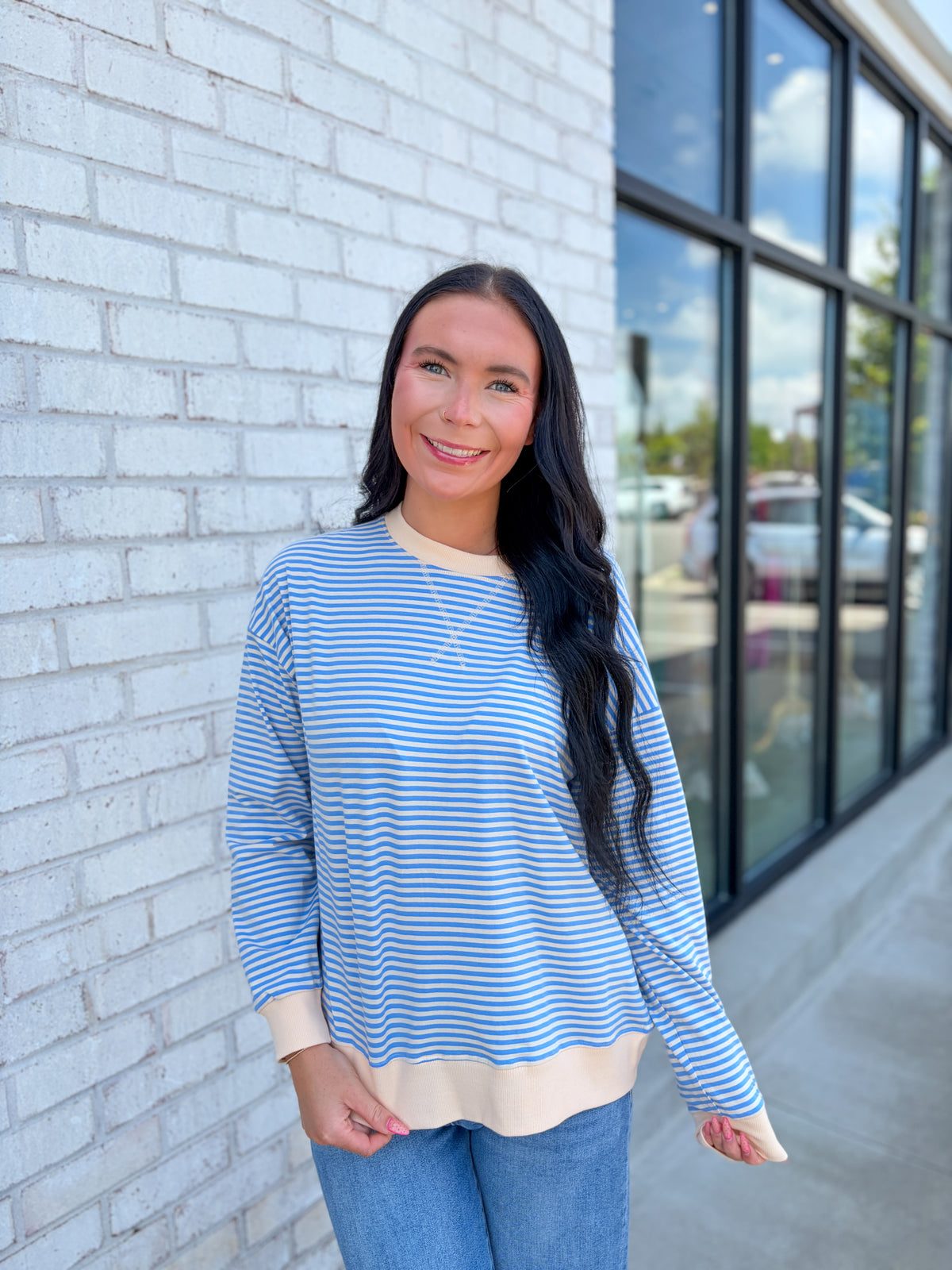Stripped Everyday Top