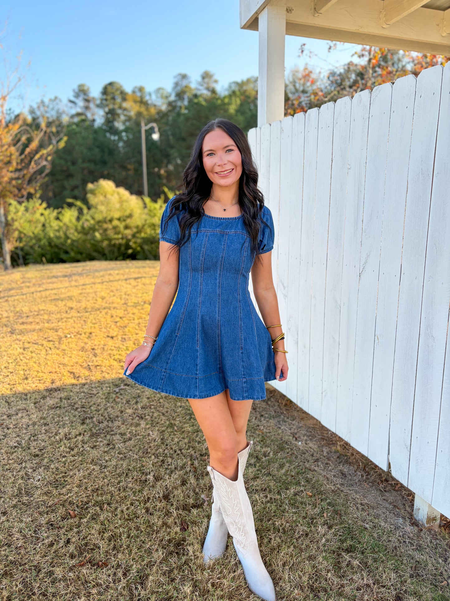 Down South Denim Dress