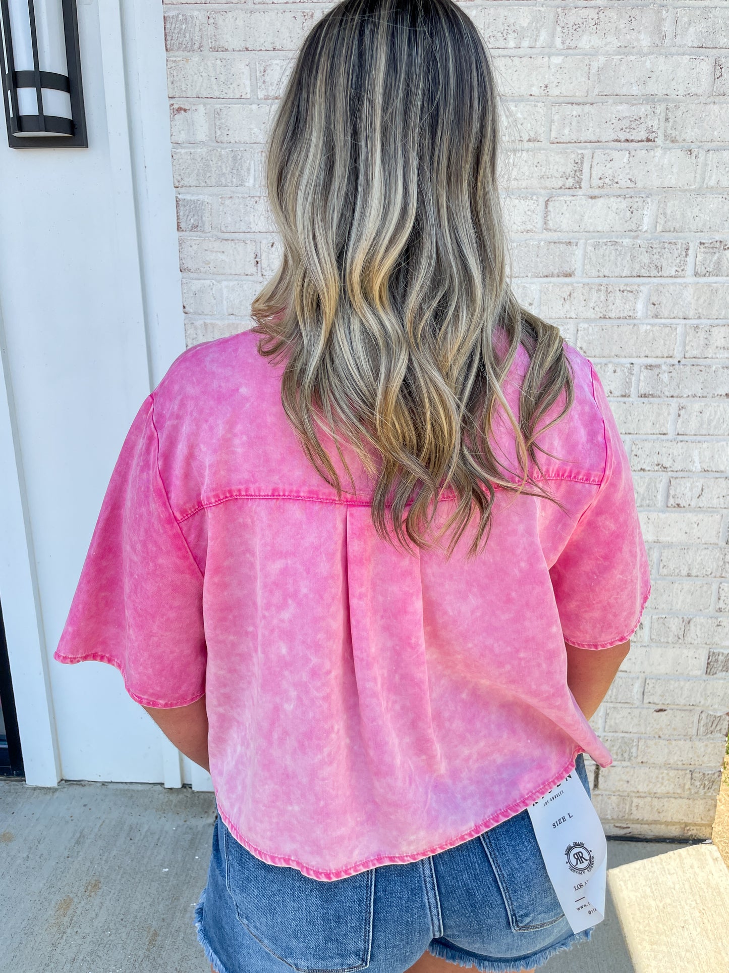 Dayna Pleated Top