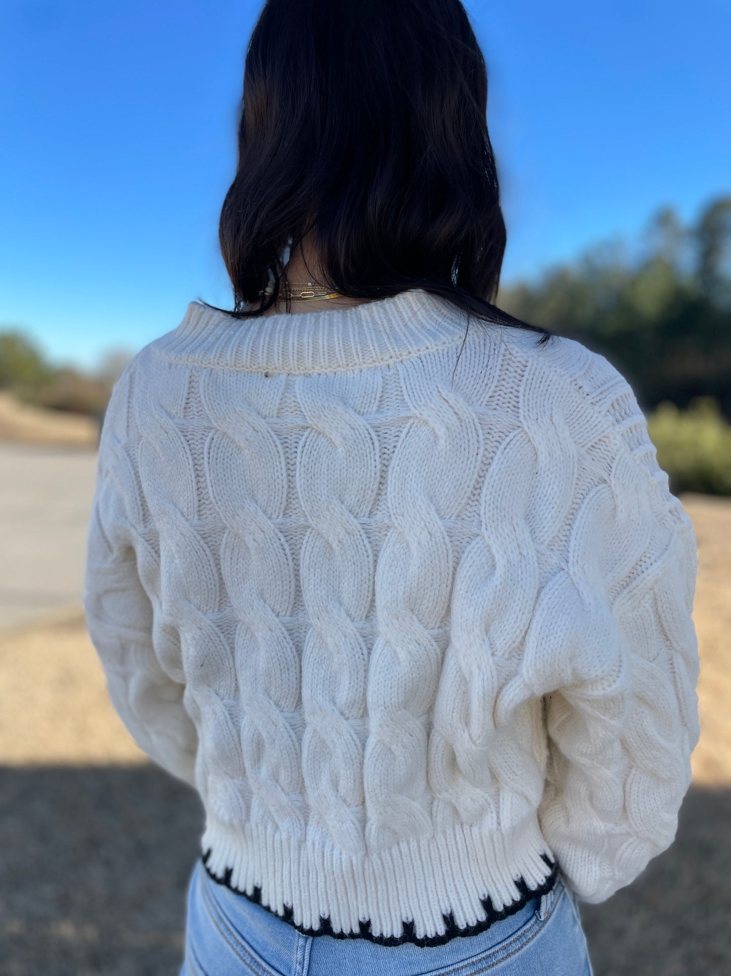 Avery Chunky Stitched Sweater