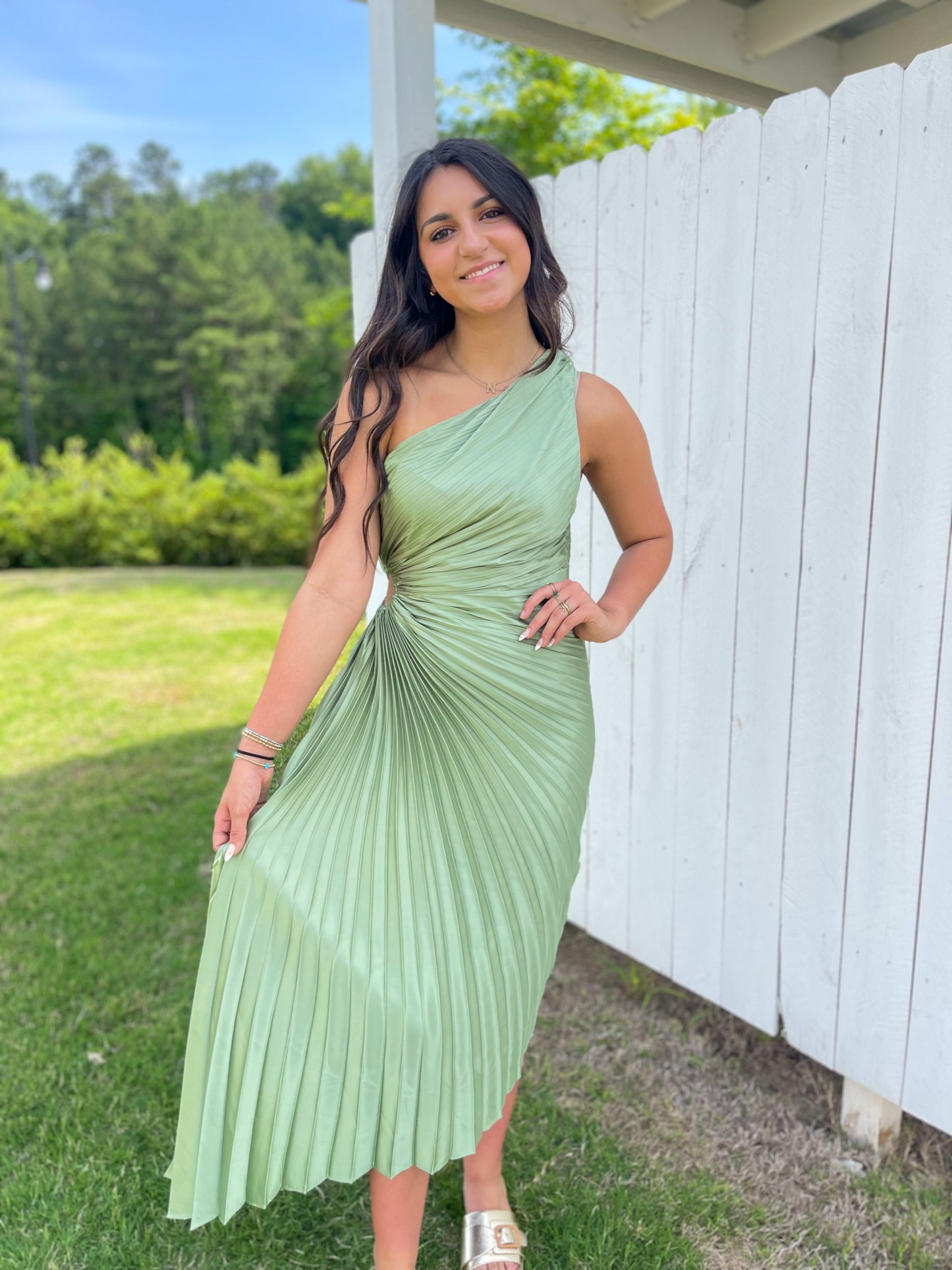 Rosie Asymmetrical Midi Dress