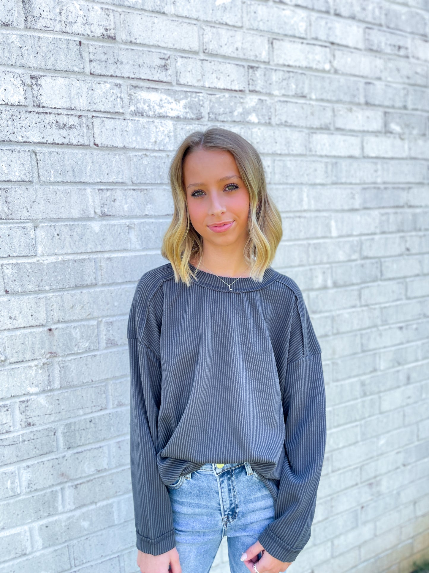 Ribbed Everyday Long Sleeve