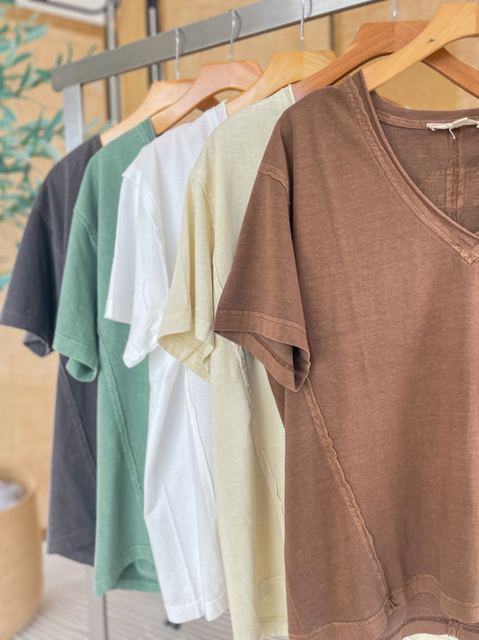V-Neck Basic Tee