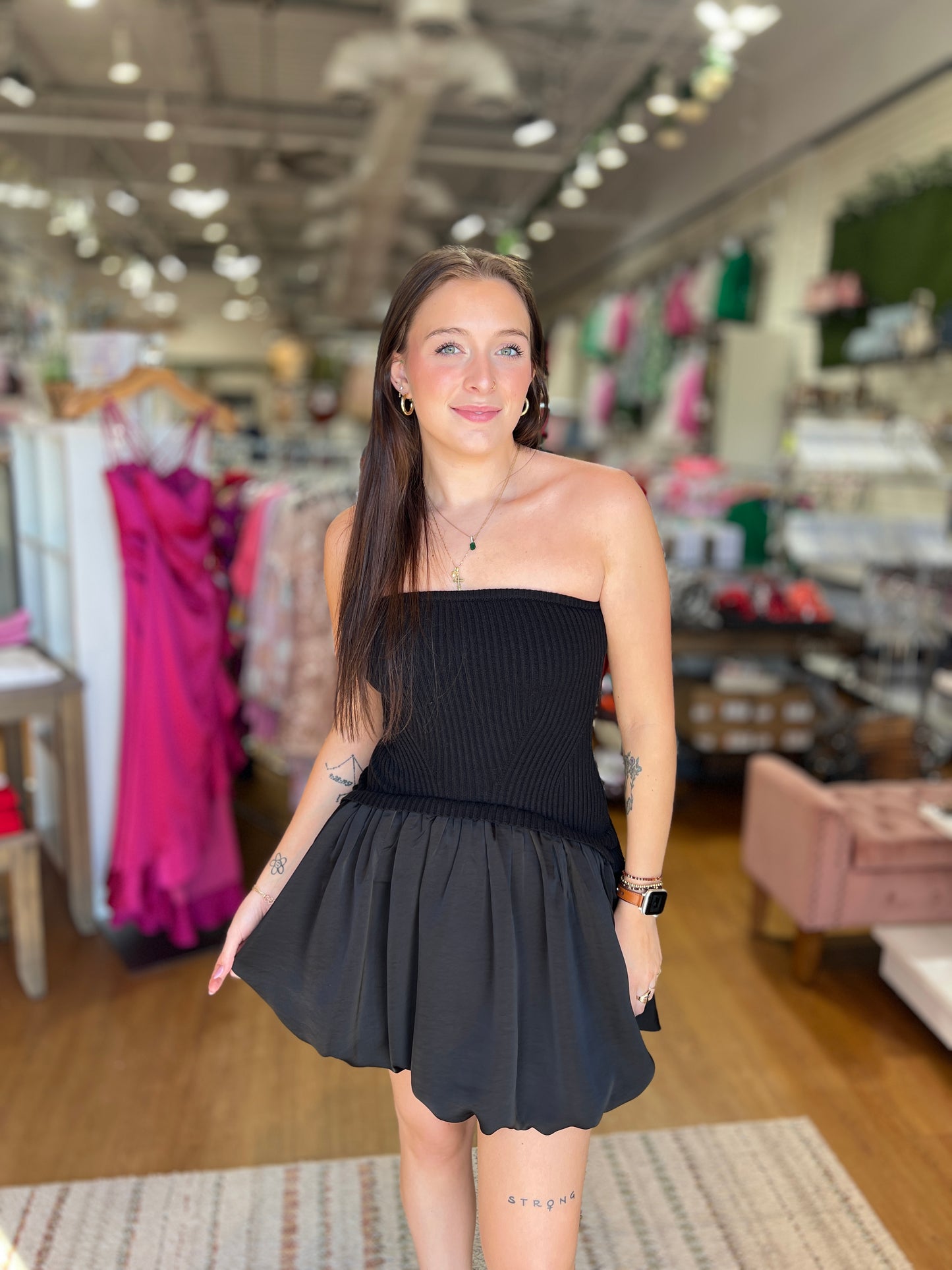 Jada Strapless Mini Dress