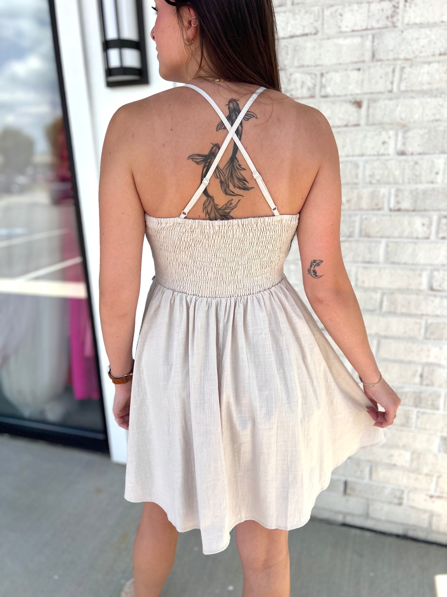 Candace Crochet Dress