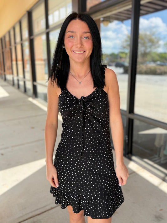 Polka Dot Mini Dress