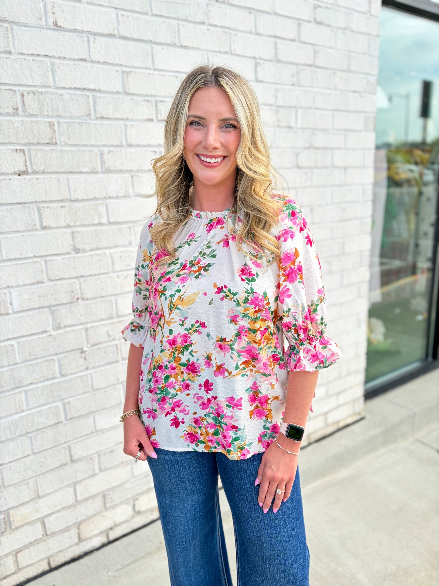 Carol Patterned Top