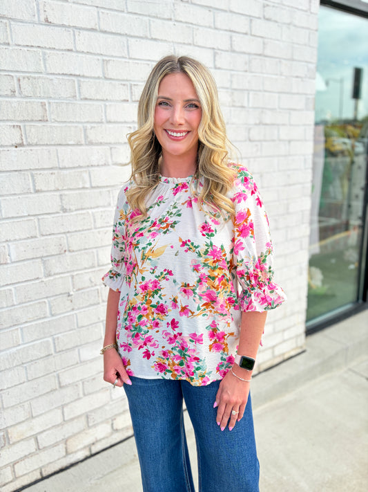 Carol Patterned Top