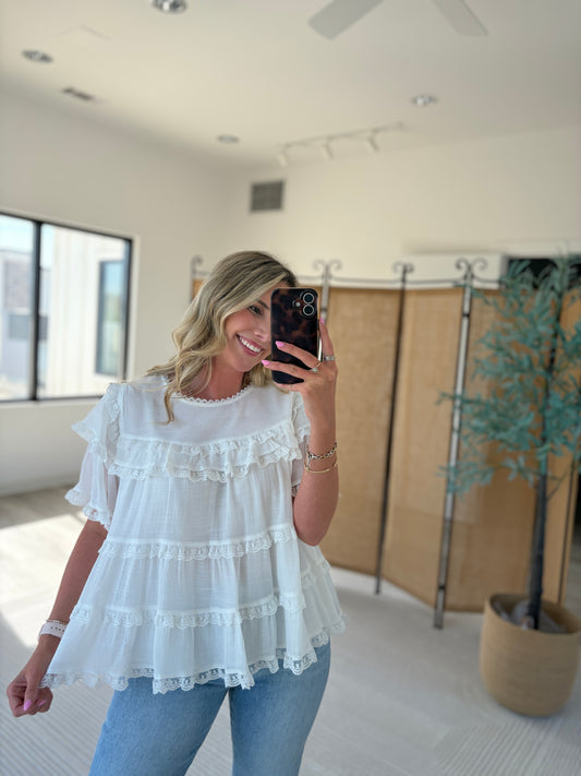 Archie Tiered Ruffle Top