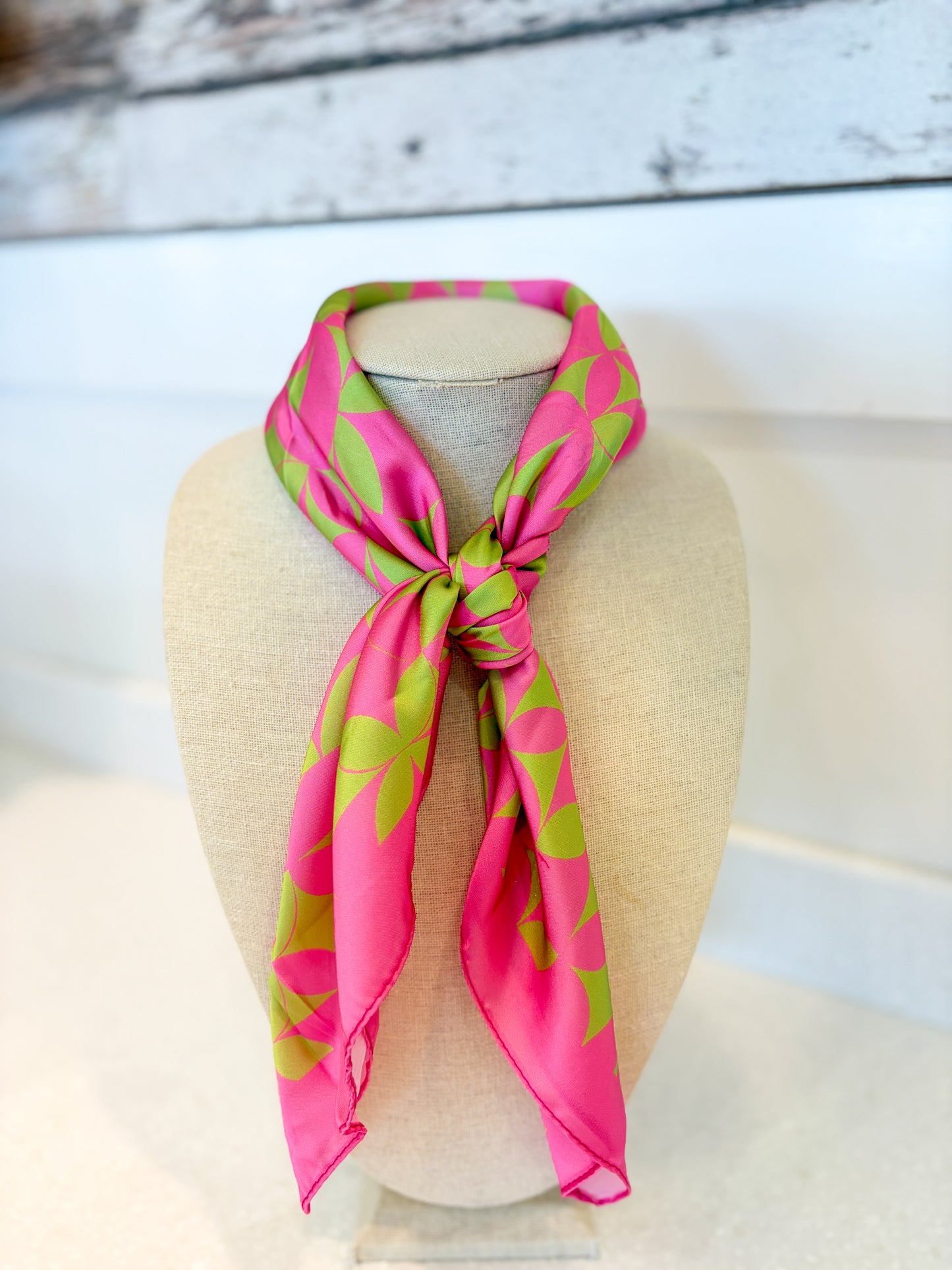 Silk Patterned Scarf
