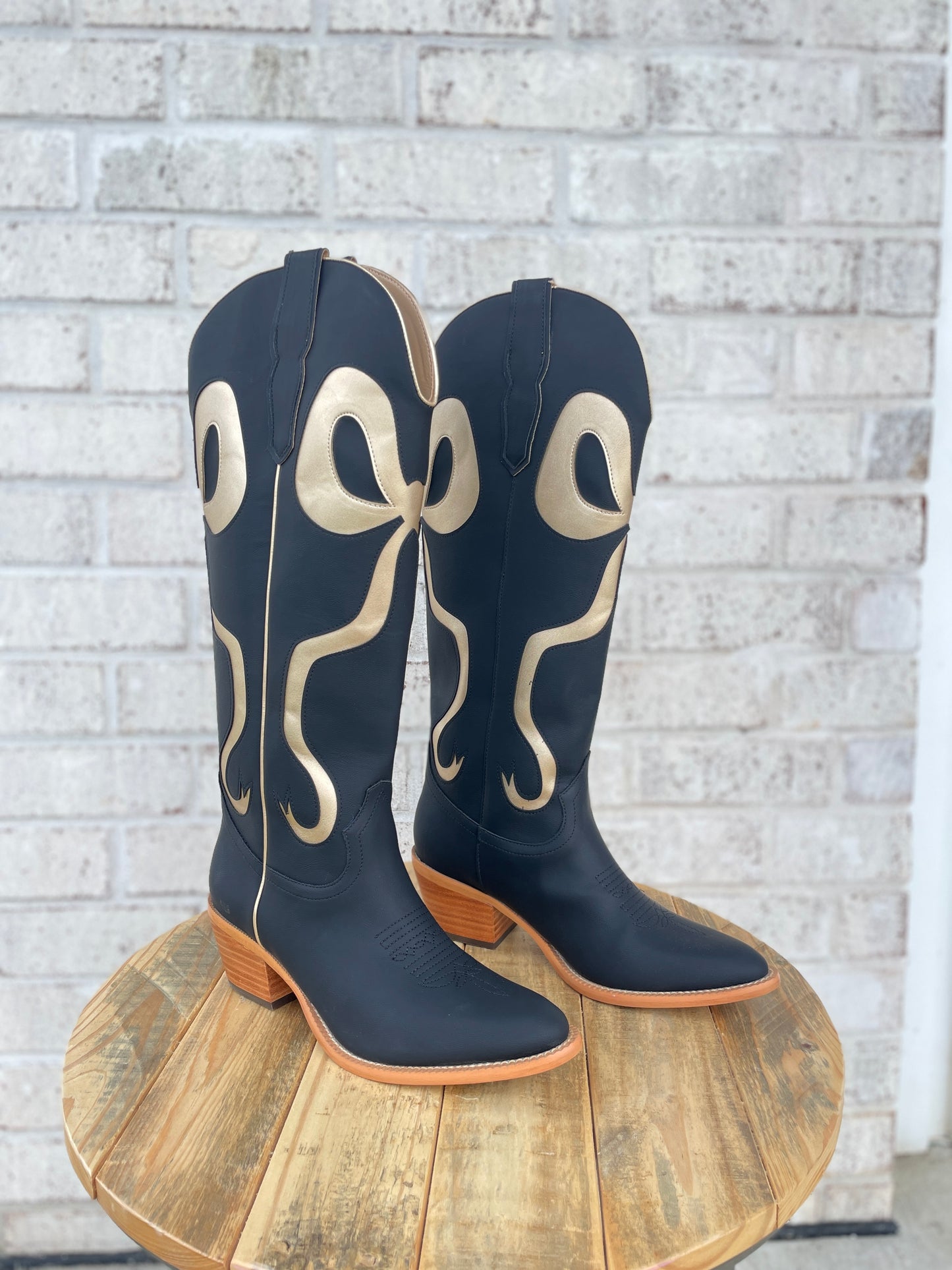 Ruby Bow Cowboy Boot