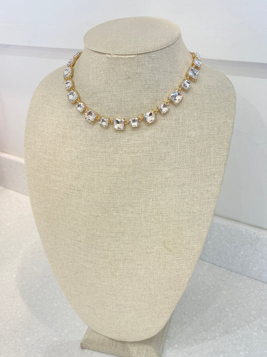 Rhinestone Jewel Necklace