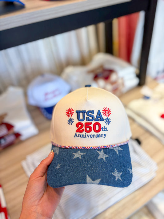 USA 250th Anniversary Trucker Hat