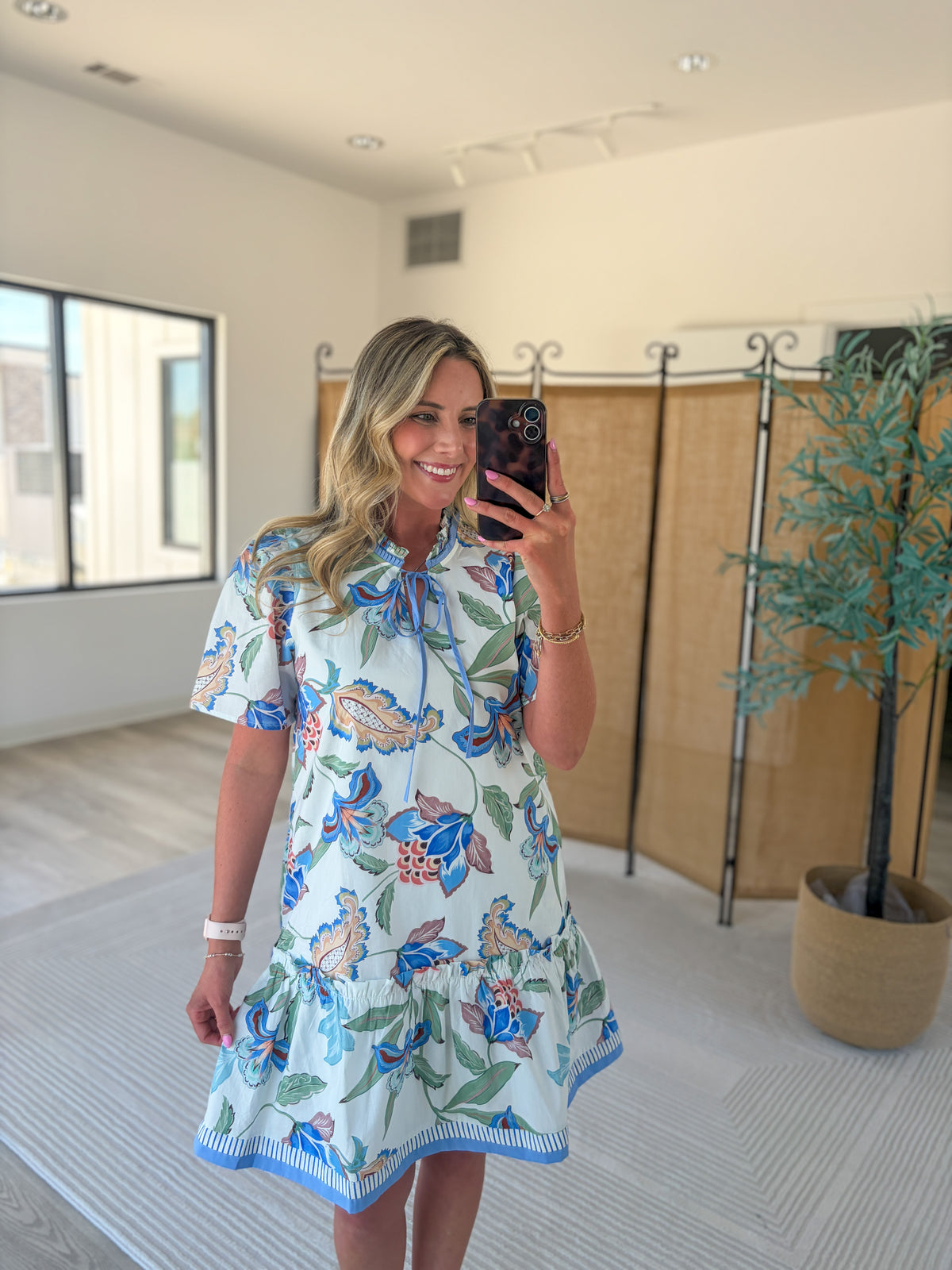Raven Patterned Dress