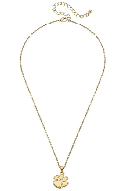 Clemson Tigers Gold Necklace