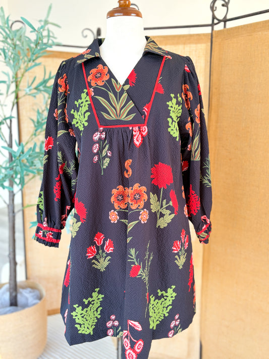 Stoney V-Neck Mini Dress