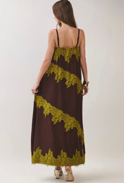 Tiffany Lace Detailed Maxi Dress