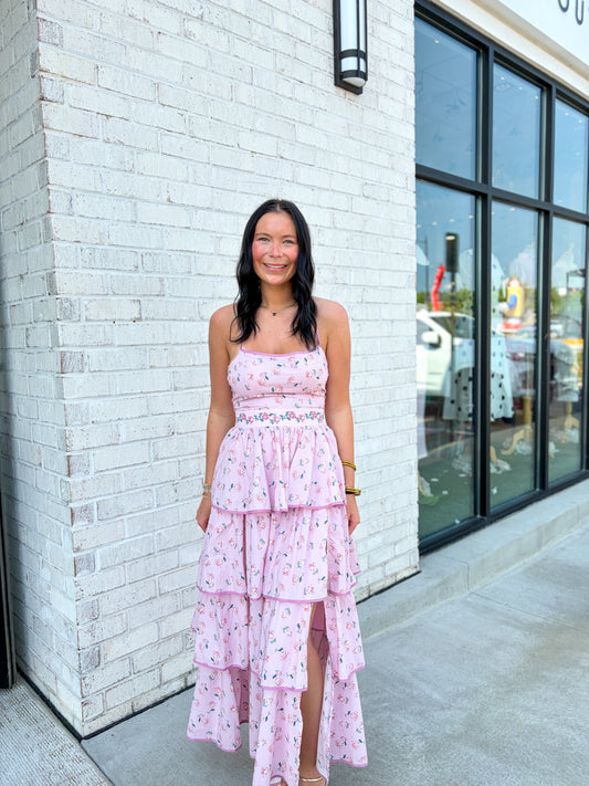 Regan Floral Midi Dress