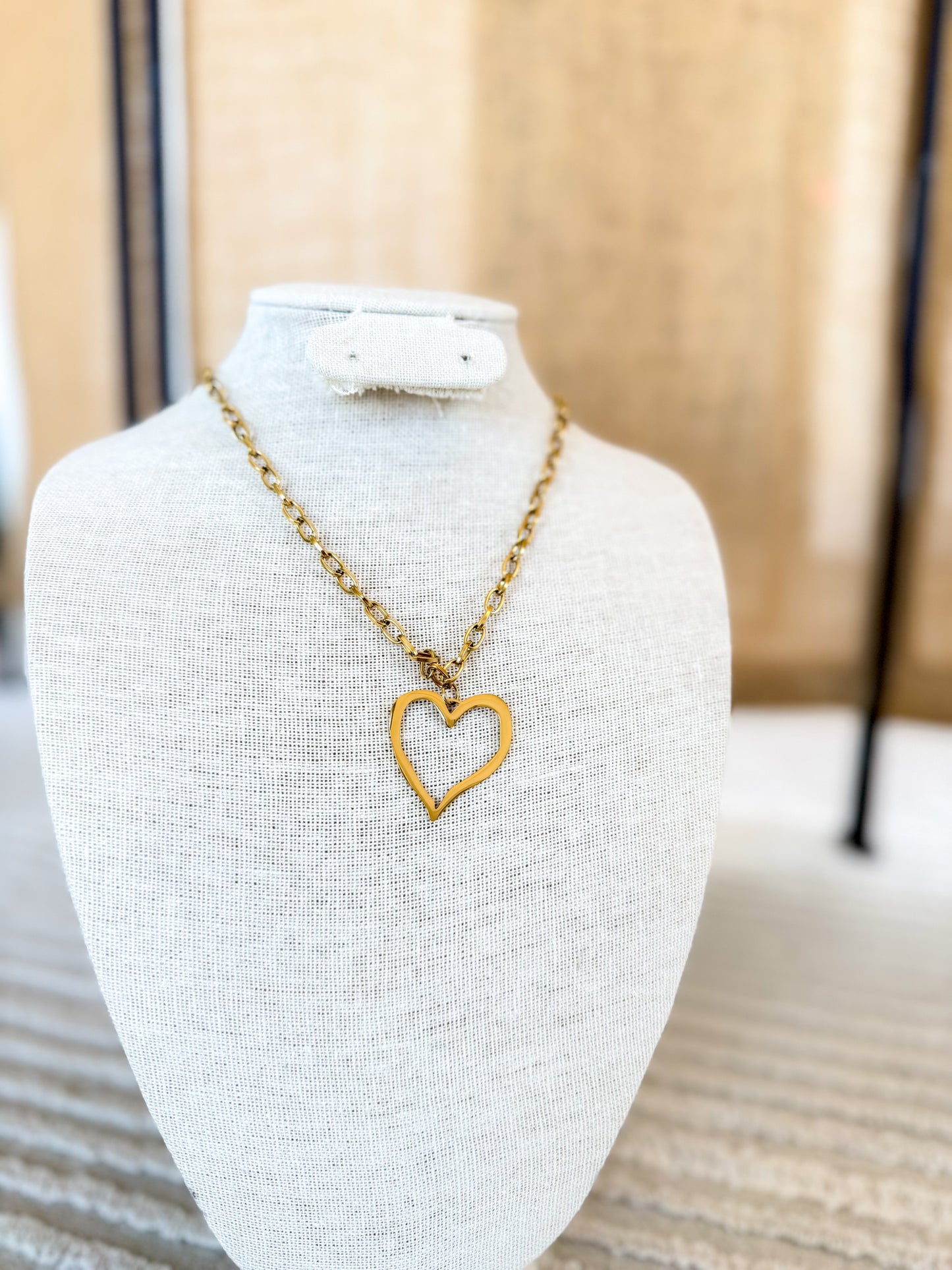 Gold Heart Necklace