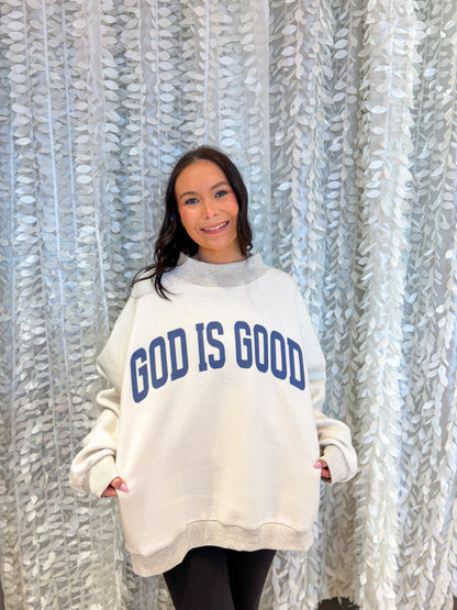 Jesus/God Is Good Mock Neck