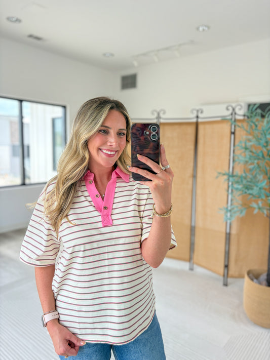 Emie Striped Top